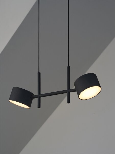 Osram - Lampă suspendată LED dimabilă DECOR KYOTO, 2xLED/10W/230V, negru