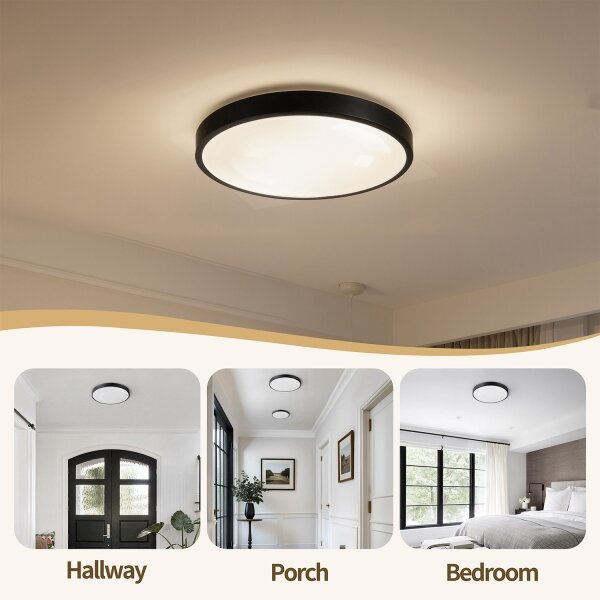Brilagi - Lampă LED reglabilă GLASS POOL DOUBLE LED/48W/230V 40 cm neagră + telecomandă