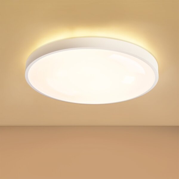 Brilagi - Corp de iluminat LED reglabil GLASS POOL DOUBLE LED/60W/230V 50 cm alb + telecomandă