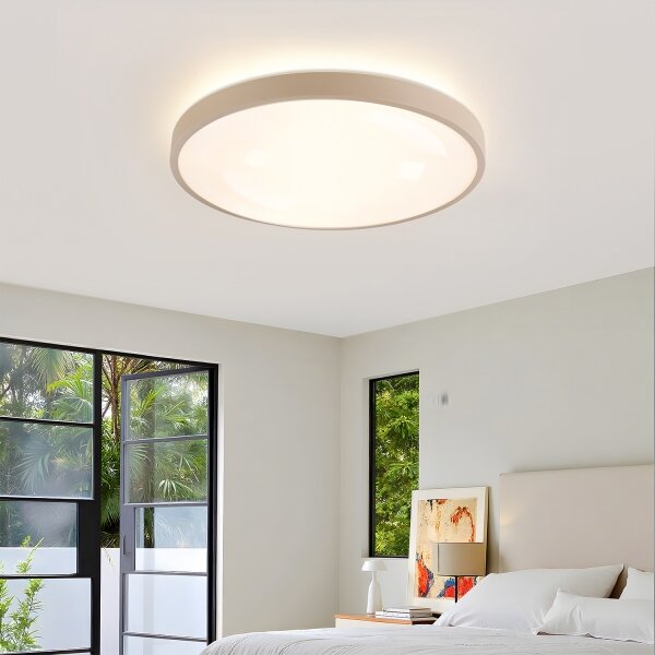 Brilagi - Corp de iluminat LED reglabil GLASS POOL DOUBLE LED/60W/230V 50 cm bej + telecomandă