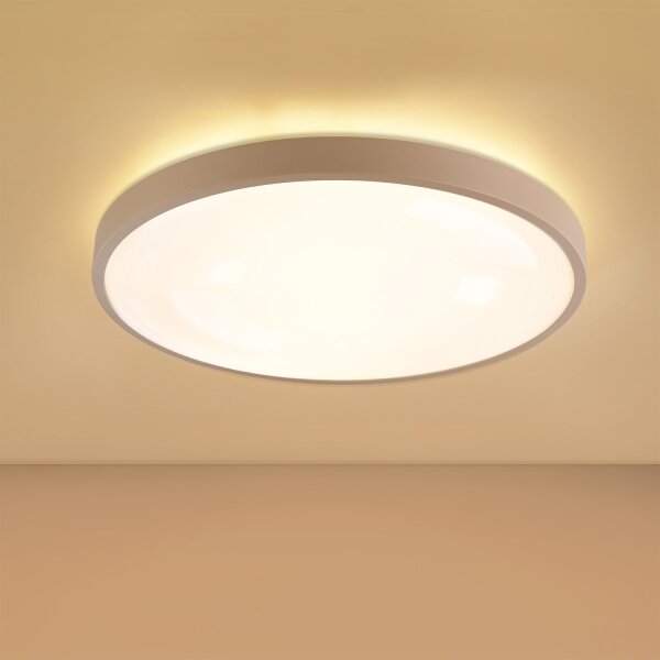 Brilagi - Corp de iluminat LED reglabil GLASS POOL DOUBLE LED/60W/230V 50 cm bej + telecomandă
