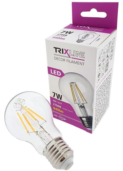 Bec LED FILAMENT VINTAGE A60 E27/7W/230V 2700K