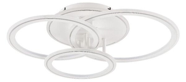 Plafonieră LED dimabilă Zuma Line MS238130-WH LUNAR LED/55W/230V 3000-6000K alb + telecomandă