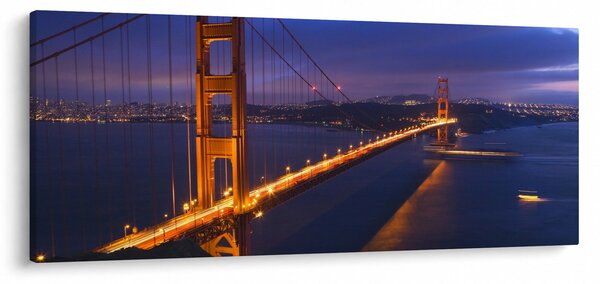 Tablou - Podul Golden Gate (120x50 cm)