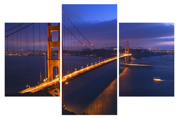 Tablou - Podul Golden Gate (90x60 cm)