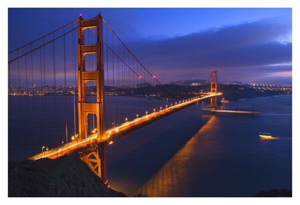 Tablou - Podul Golden Gate (90x60 cm)