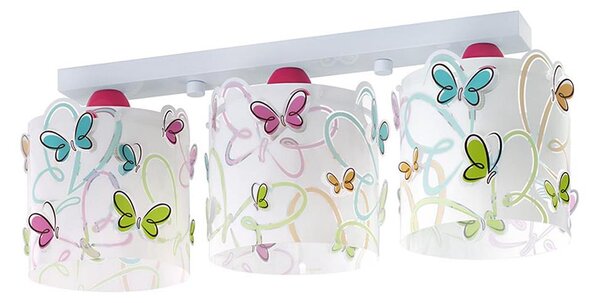 Dalber D-62143 - Plafoniera BUTTERFLY 3xE27/60W/230V