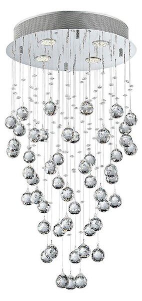 LUXERA 62411 - Lustra aplicata de cristal NORR 4xGU10/50W/230V