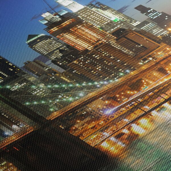 Tablou - Pod cu New York (90x60 cm)
