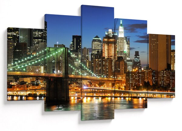 Tablou - Pod cu New York (150x105 cm)