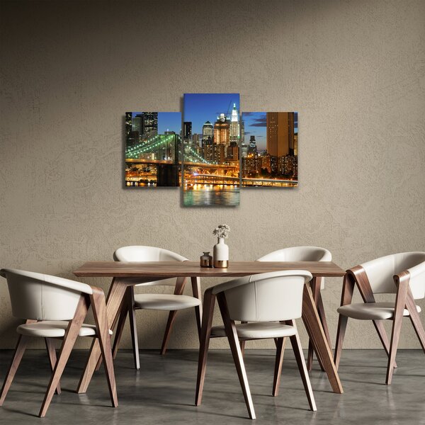 Tablou - Pod cu New York (90x60 cm)