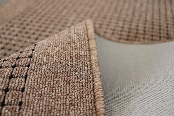 Traversa Antiderapanta Hol Bucatarie, Model Lester Mocha, Maro 67 x 300