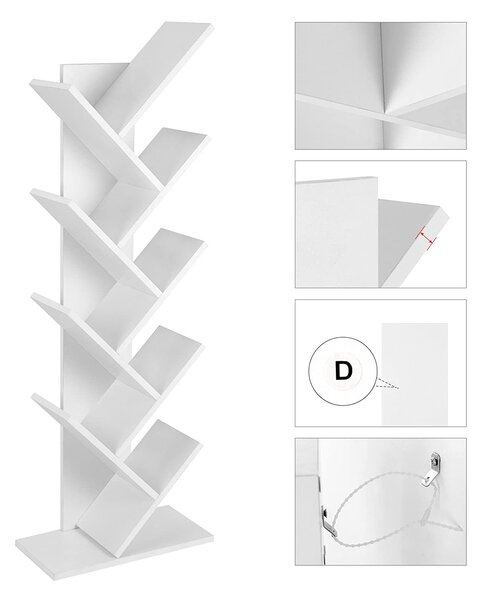 Biblioteca alba in forma de arbore EXEL
