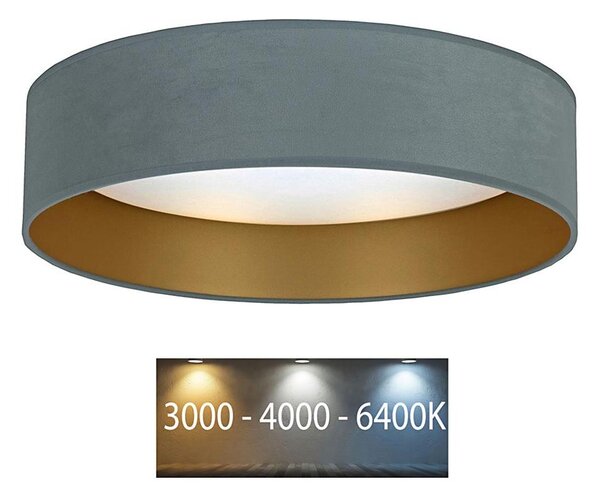 Plafonieră LED VELVET LED/12W/230V d. 30 cm 3000K/4000K/6400K Brilagi