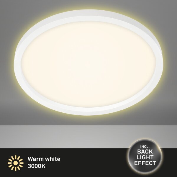 Plafonieră LED CADRE LED/22W/230V d. 42,5 cm albă Briloner 7363-016