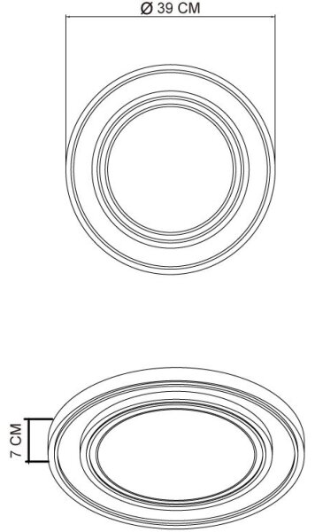 Plafonieră LED Globo 48136-24 LOGAN LED/24W/230V