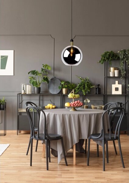 Lucide 34438/40/65 - Lustră pe cablu JULIUS 1xE27/40W/230V