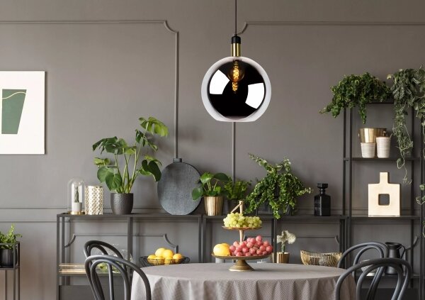Lucide 34438/40/65 - Lustră pe cablu JULIUS 1xE27/40W/230V