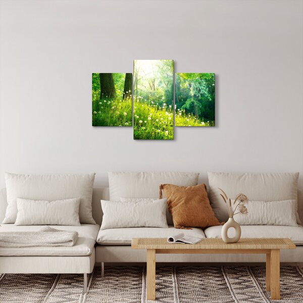 Tablou - Pajiște magică plină de păpădii (90x60 cm)