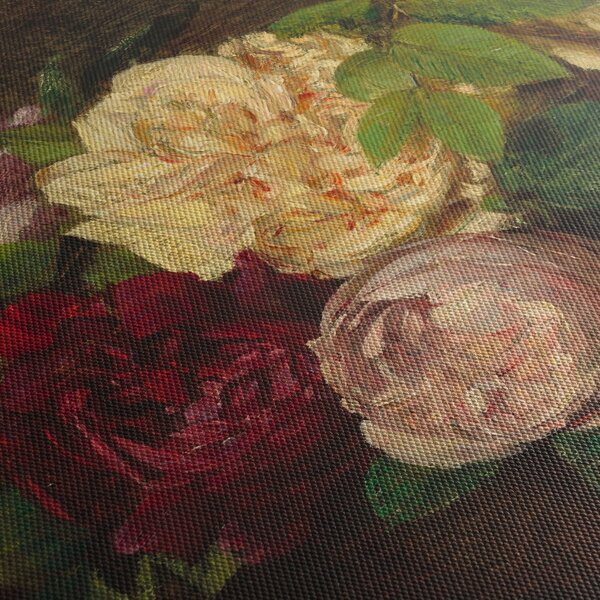 Tablou - Henri Fantin-Latour, Roses de Nice on a Table, reproducere (90x60 cm)