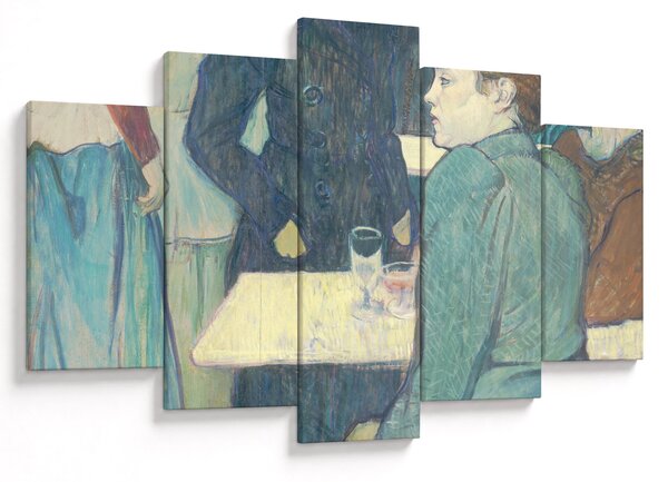 Tablou - Henri de Toulouse-Lautrec, A Corner of the Moulin de la Galette, reproducere (150x105 cm)