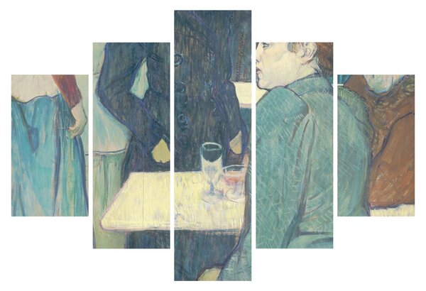 Tablou - Henri de Toulouse-Lautrec, A Corner of the Moulin de la Galette, reproducere (150x105 cm)