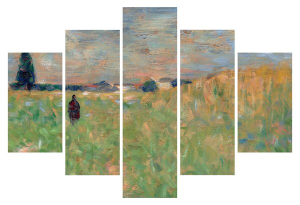 Tablou - Georges Seurat, A Summer Landscape, reproducere (150x105 cm)