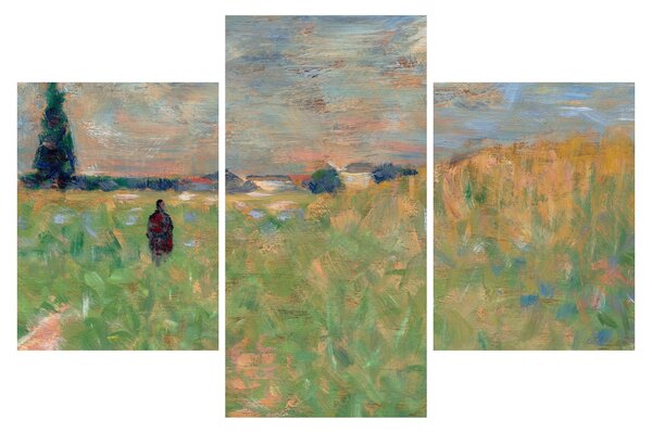 Tablou - Georges Seurat, A Summer Landscape, reproducere (90x60 cm)