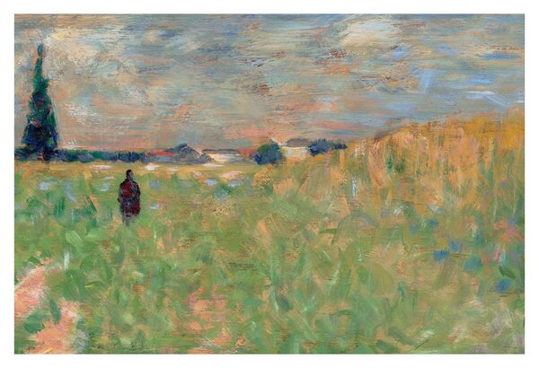 Tablou - Georges Seurat, A Summer Landscape, reproducere (90x60 cm)