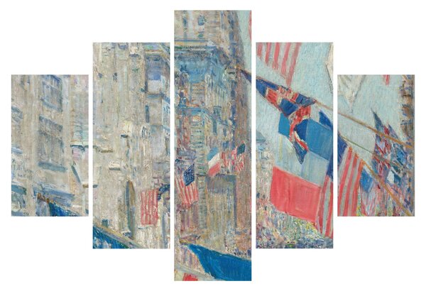 Tablou - Childe Hassam, Allies day, reproducere (150x105 cm)