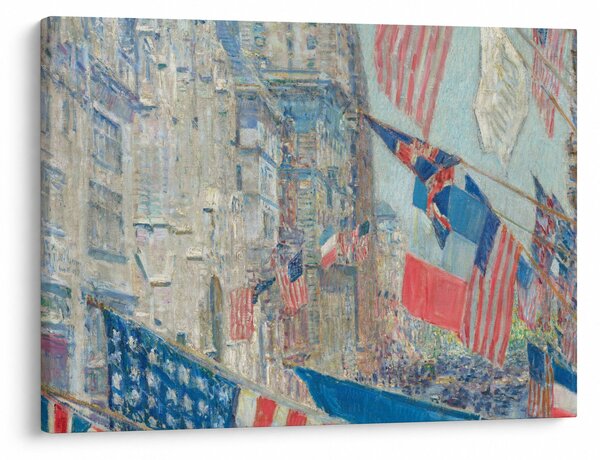 Tablou - Childe Hassam, Allies day, reproducere (70x50 cm)
