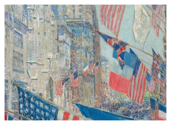 Tablou - Childe Hassam, Allies day, reproducere (70x50 cm)