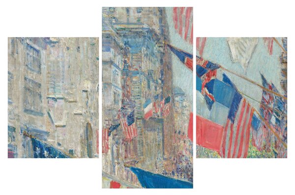Tablou - Childe Hassam, Allies day, reproducere (90x60 cm)