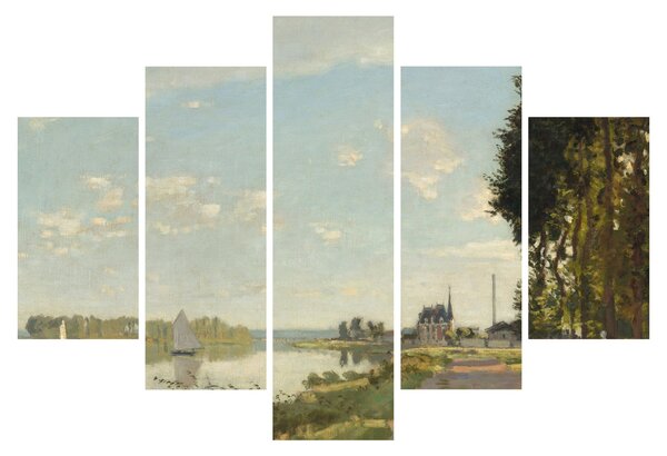 Tablou - Claude Monet, Argenteuil, reproducere (150x105 cm)
