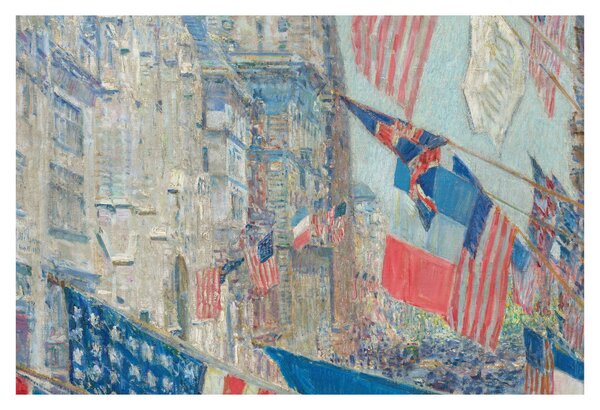 Tablou - Childe Hassam, Allies day, reproducere (90x60 cm)