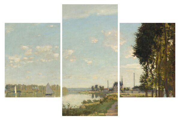 Tablou - Claude Monet, Argenteuil, reproducere (90x60 cm)