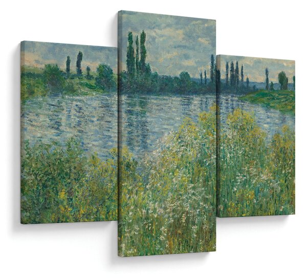 Tablou - Claude Monet, Banks of the Seine, reproducere (90x60 cm)