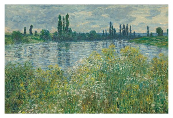 Tablou - Claude Monet, Banks of the Seine, reproducere (90x60 cm)