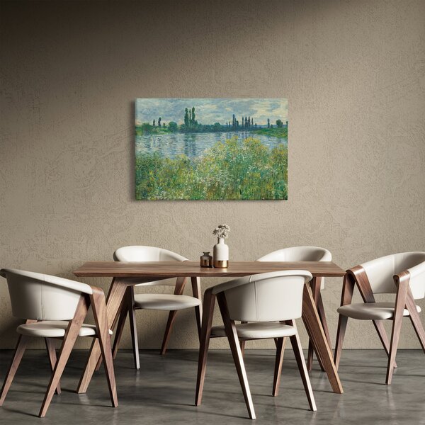 Tablou - Claude Monet, Banks of the Seine, reproducere (90x60 cm)