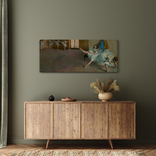 Tablou - Edgar Degas, Before the Ballet, reproducere (120x50 cm)