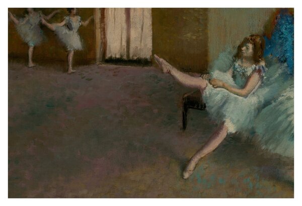 Tablou - Edgar Degas, Before the Ballet, reproducere (90x60 cm)