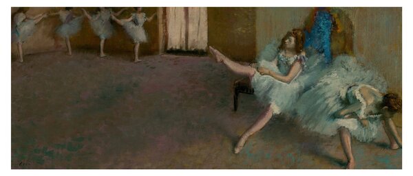 Tablou - Edgar Degas, Before the Ballet, reproducere (120x50 cm)