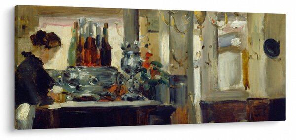 Tablou - Style of Edouard Manet, Bon Bock Cafe, reproducere (120x50 cm)