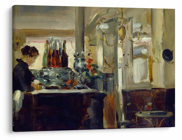 Tablou - Style of Edouard Manet, Bon Bock Cafe, reproducere (70x50 cm)