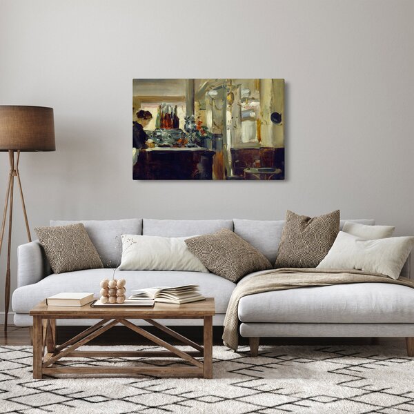 Tablou - Style of Edouard Manet, Bon Bock Cafe, reproducere (90x60 cm)