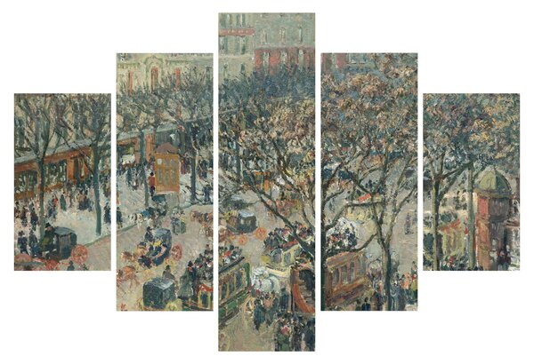 Tablou - Camille Pissarro, Boulevard des Italiens, Morning, Sunlight, reproducere (150x105 cm)