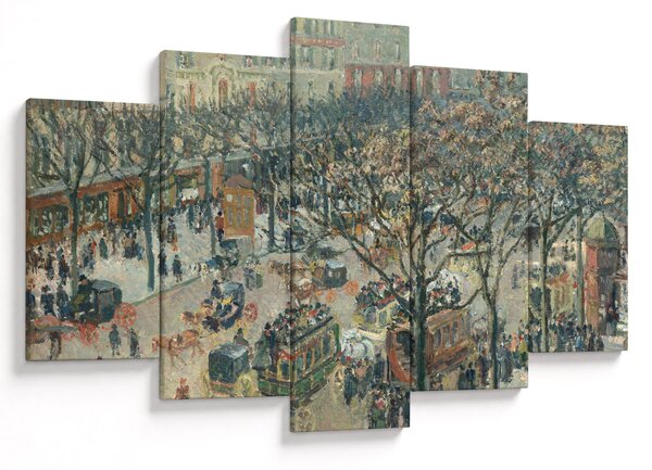 Tablou - Camille Pissarro, Boulevard des Italiens, Morning, Sunlight, reproducere (150x105 cm)