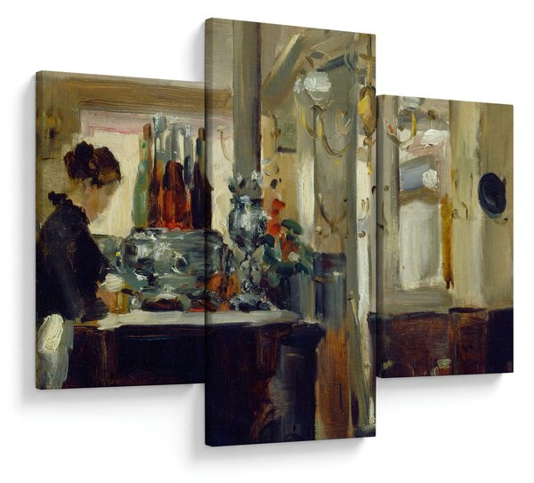 Tablou - Style of Edouard Manet, Bon Bock Cafe, reproducere (90x60 cm)