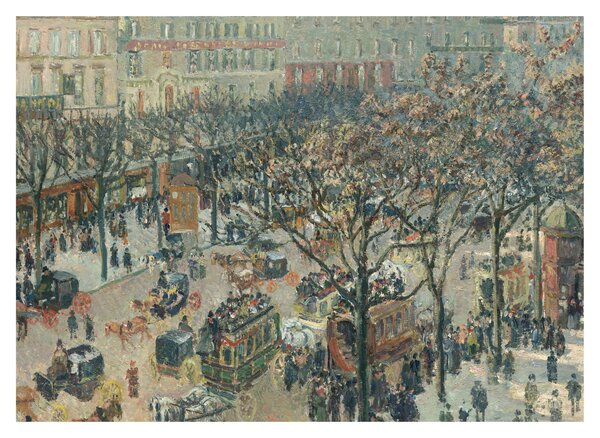 Tablou - Camille Pissarro, Boulevard des Italiens, Morning, Sunlight, reproducere (70x50 cm)