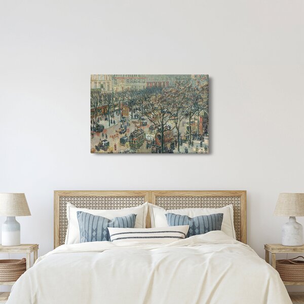 Tablou - Camille Pissarro, Boulevard des Italiens, Morning, Sunlight, reproducere (90x60 cm)